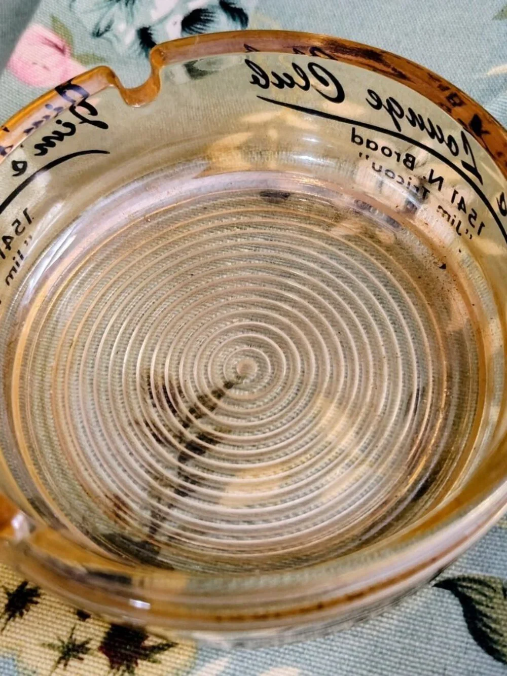 Vintage Glass Ashtray, Jim's Lounge Club, New Orleans